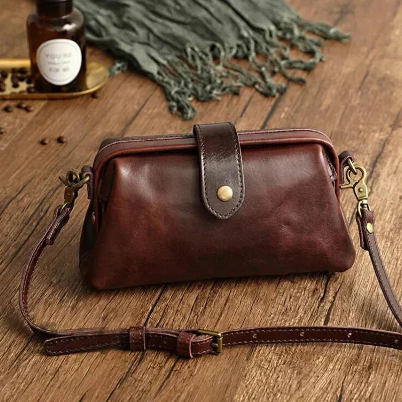 Eclipse Charm | Refined Leather Shoulder Bag