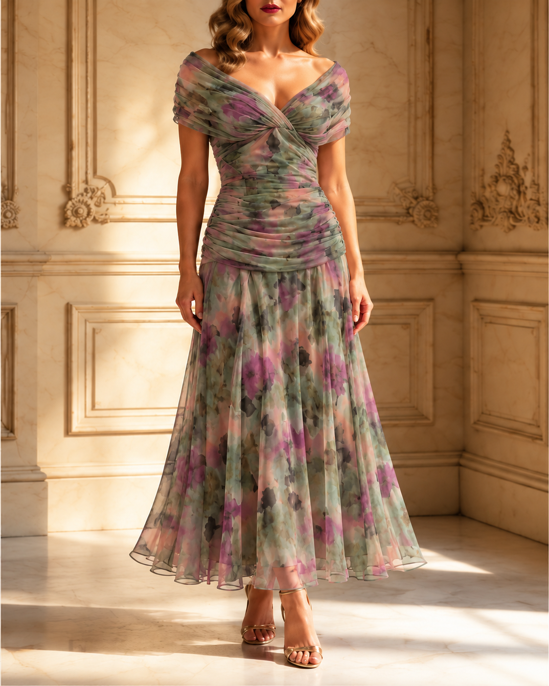 Calen | Flow Midi Dress