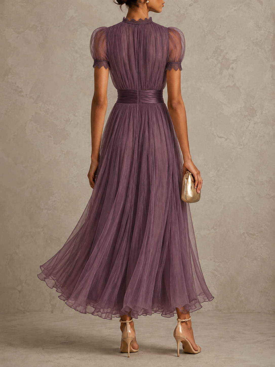 Ashley | Flowing Chiffon Maxi Dress