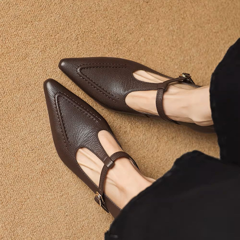 Tirea | Vegan Leather Heels