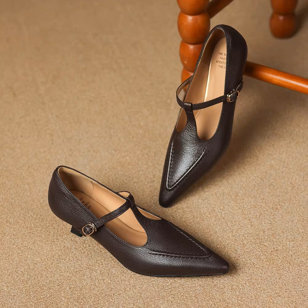 Tirea | Vegan Leather Heels