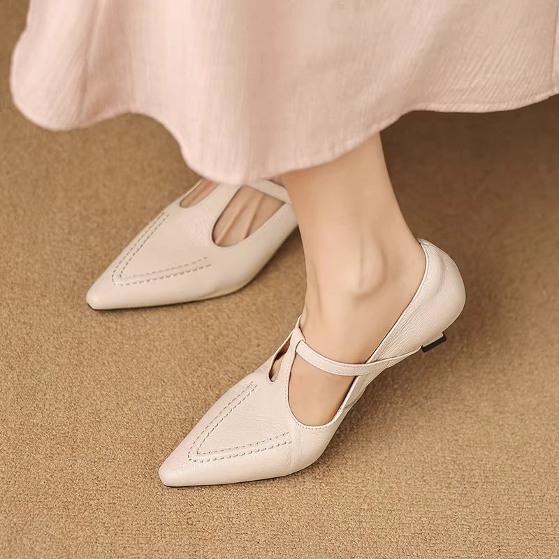 Tirea | Vegan Leather Heels
