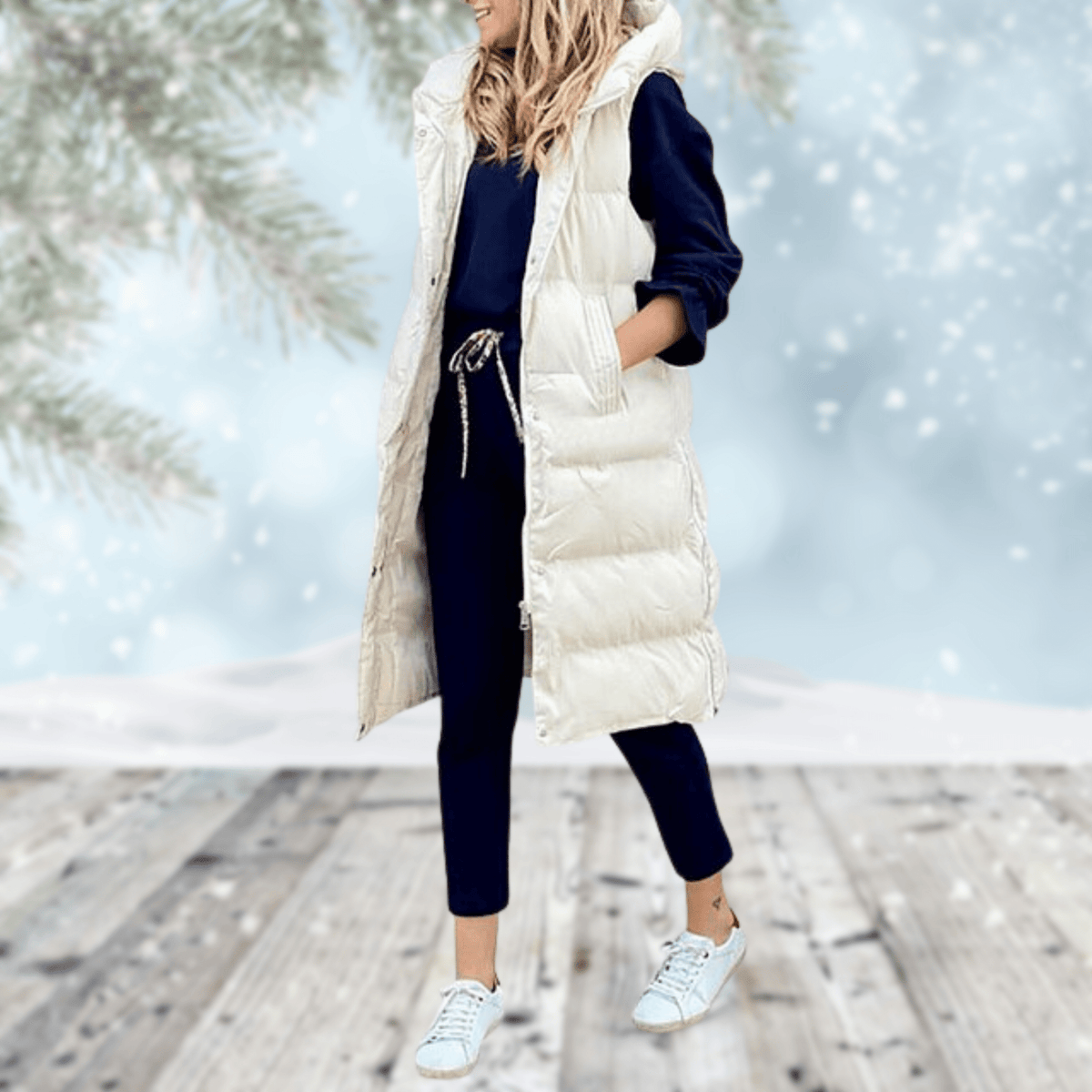 Evelyn | Sleek Long Coat