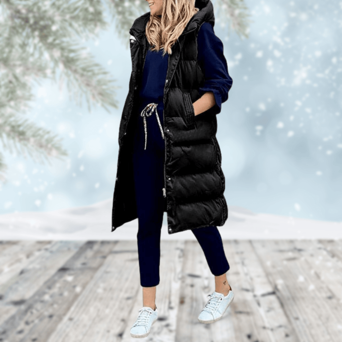 Evelyn | Sleek Long Coat