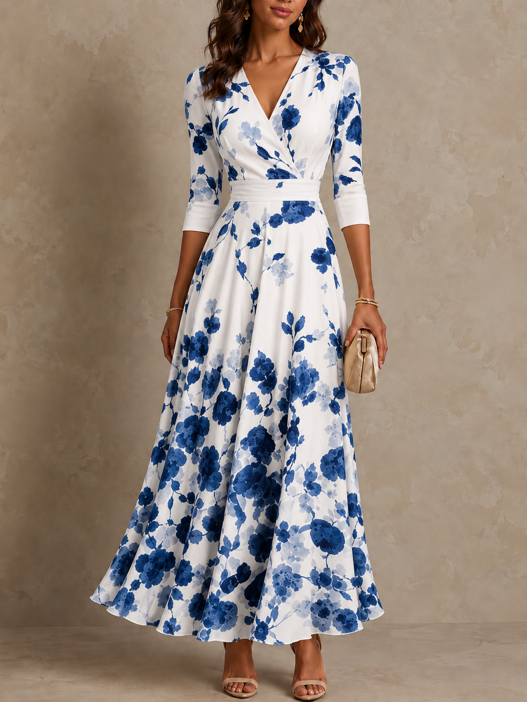 Ysa | Chic Dress with Floral Print | Maxi Dress