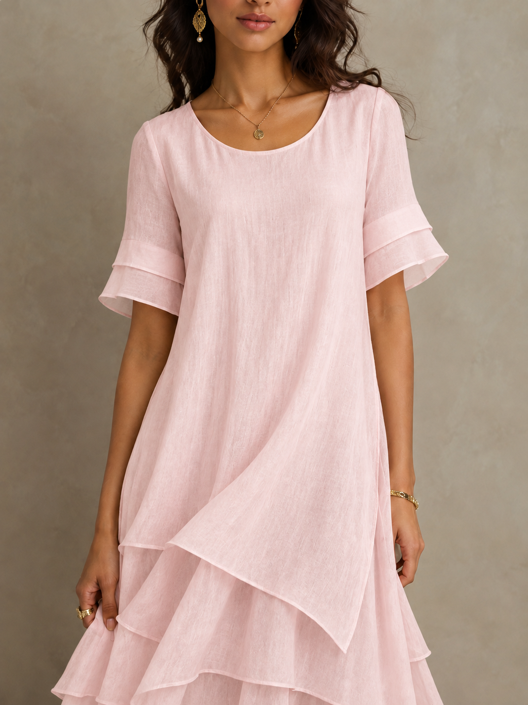 Liora | Flowing Ruffle Maxi Dress