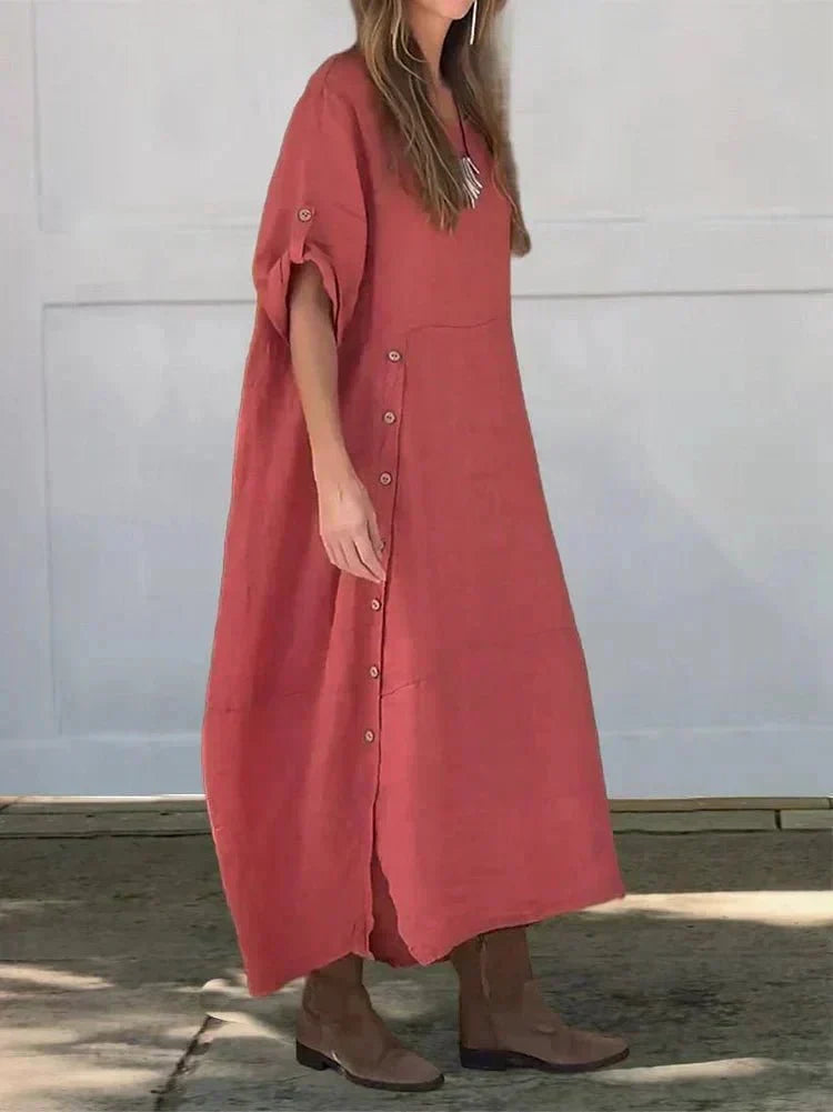 Islay | Luxe Linen Blend Dress