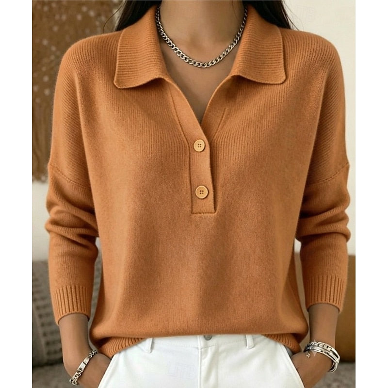 Eliza | Refined Collar Pullover