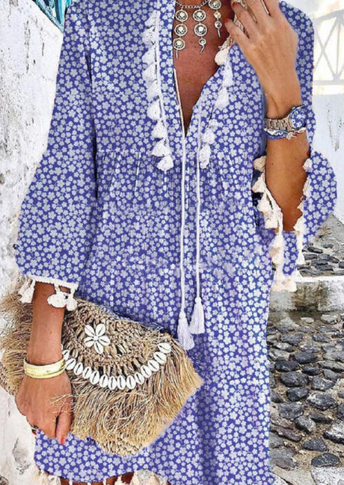Sevi | Azure Grace Mini Dress