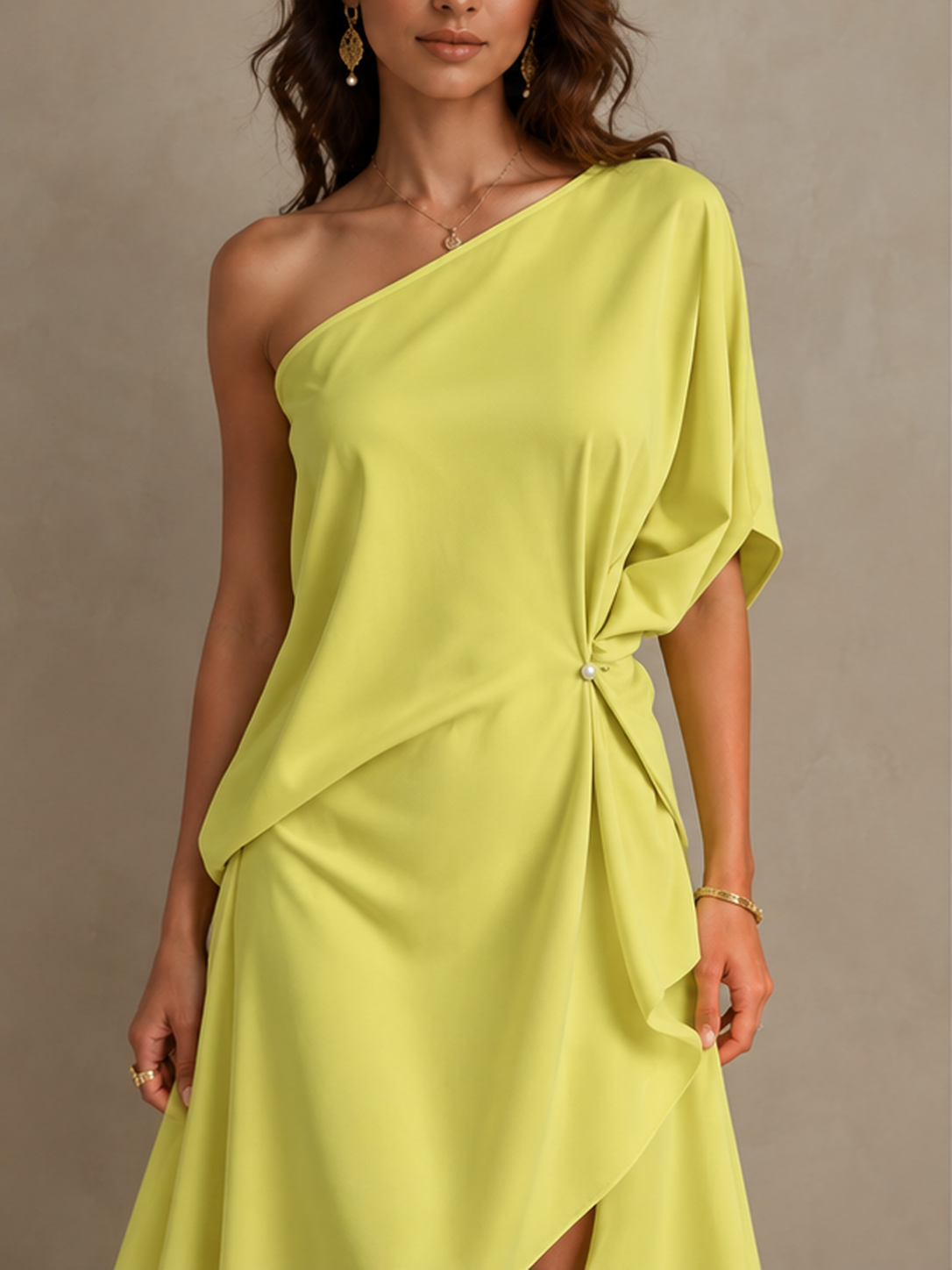 Camila – Elegant Asymmetrical Dress | Maxi Dress