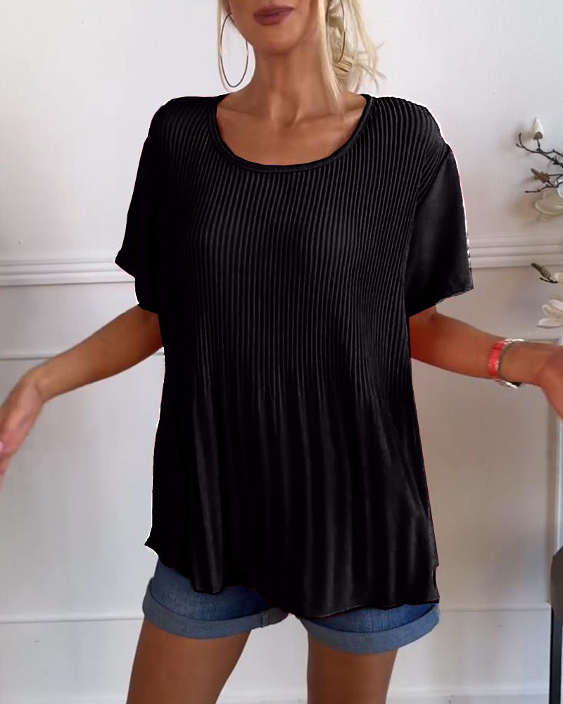 Hera | Pleated Elegance Blouse