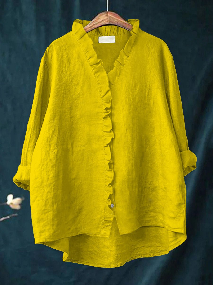 Rica | Retro Ruffle Blouse