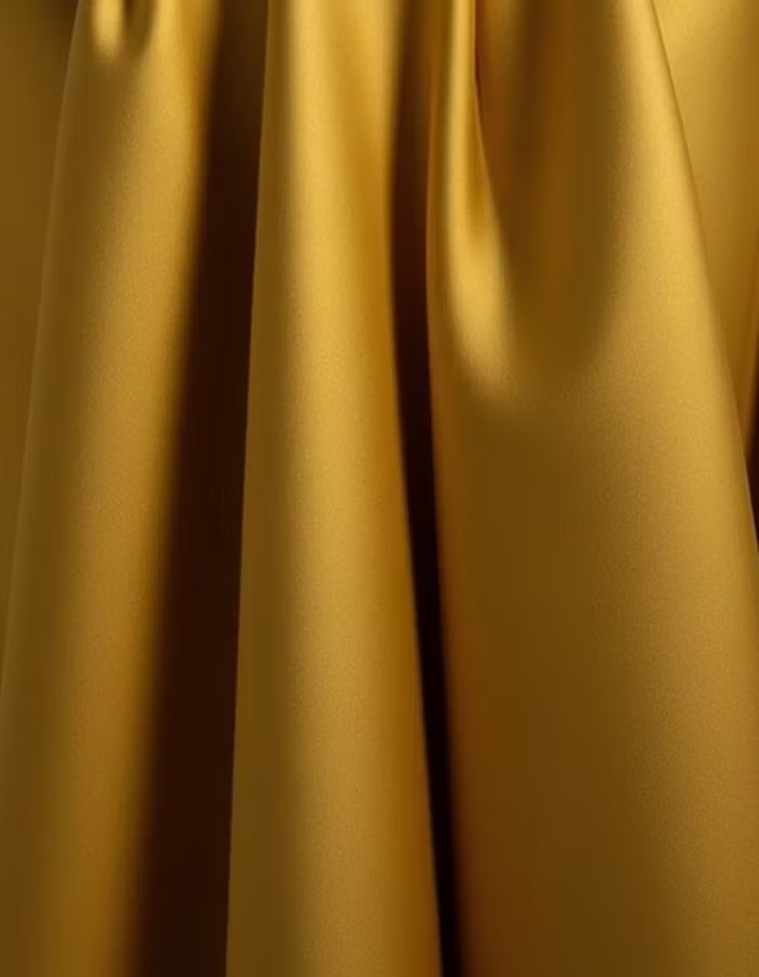 Black and Gold Satin Maxi Dress with Boat Neckline