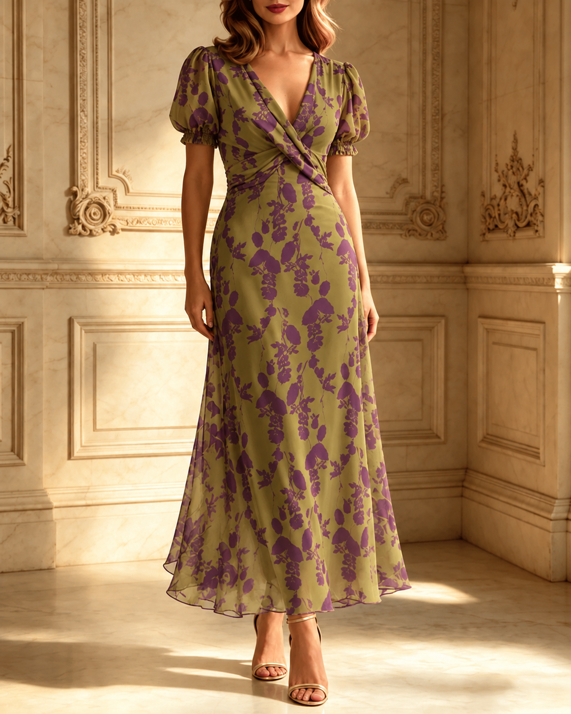 Virel | Relaxed Floral Midi Dress