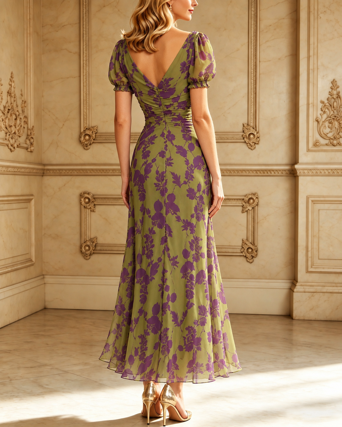 Virel | Relaxed Floral Midi Dress