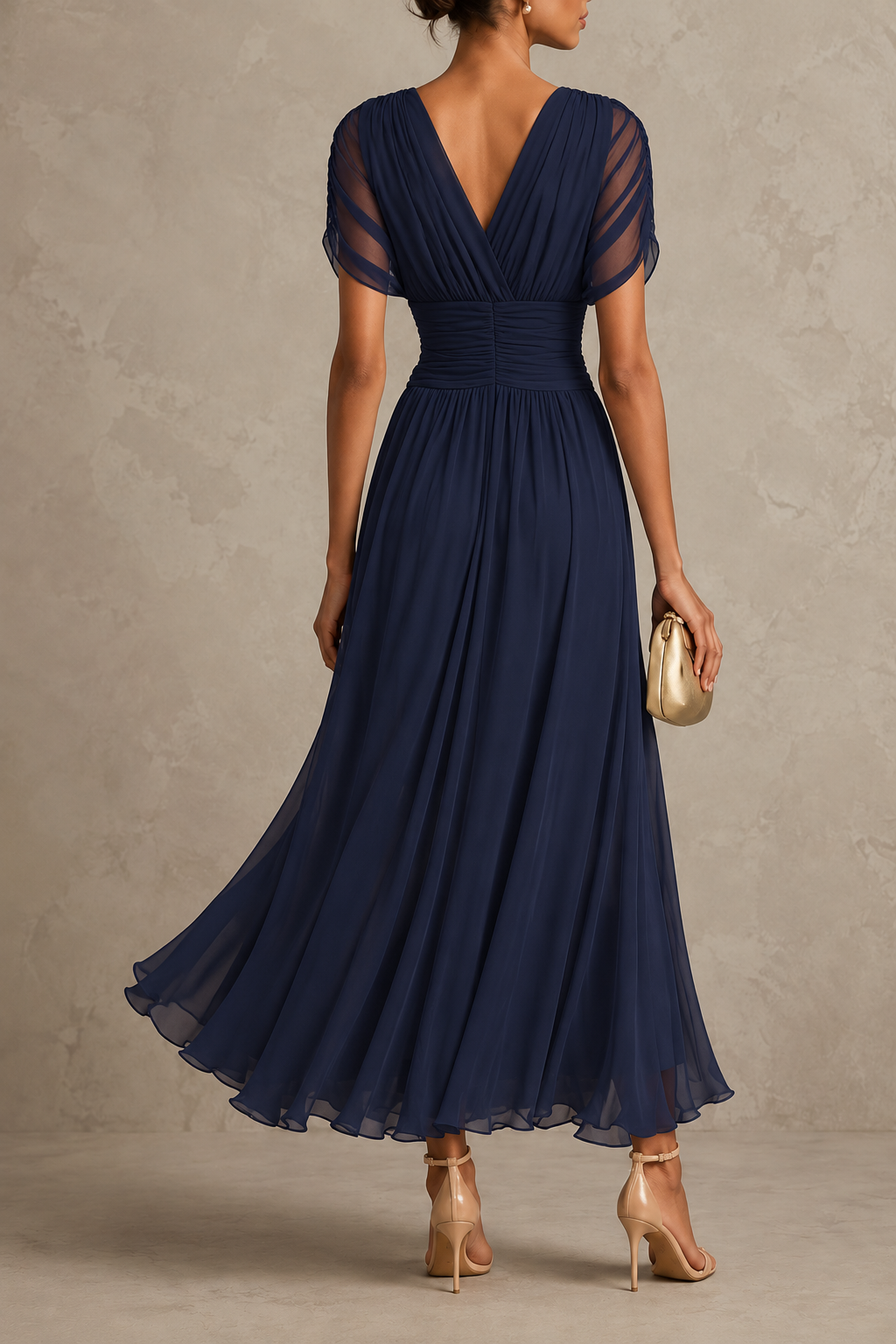 Mikaela | Tummy Flattering Off Shoulder Maxi Dress
