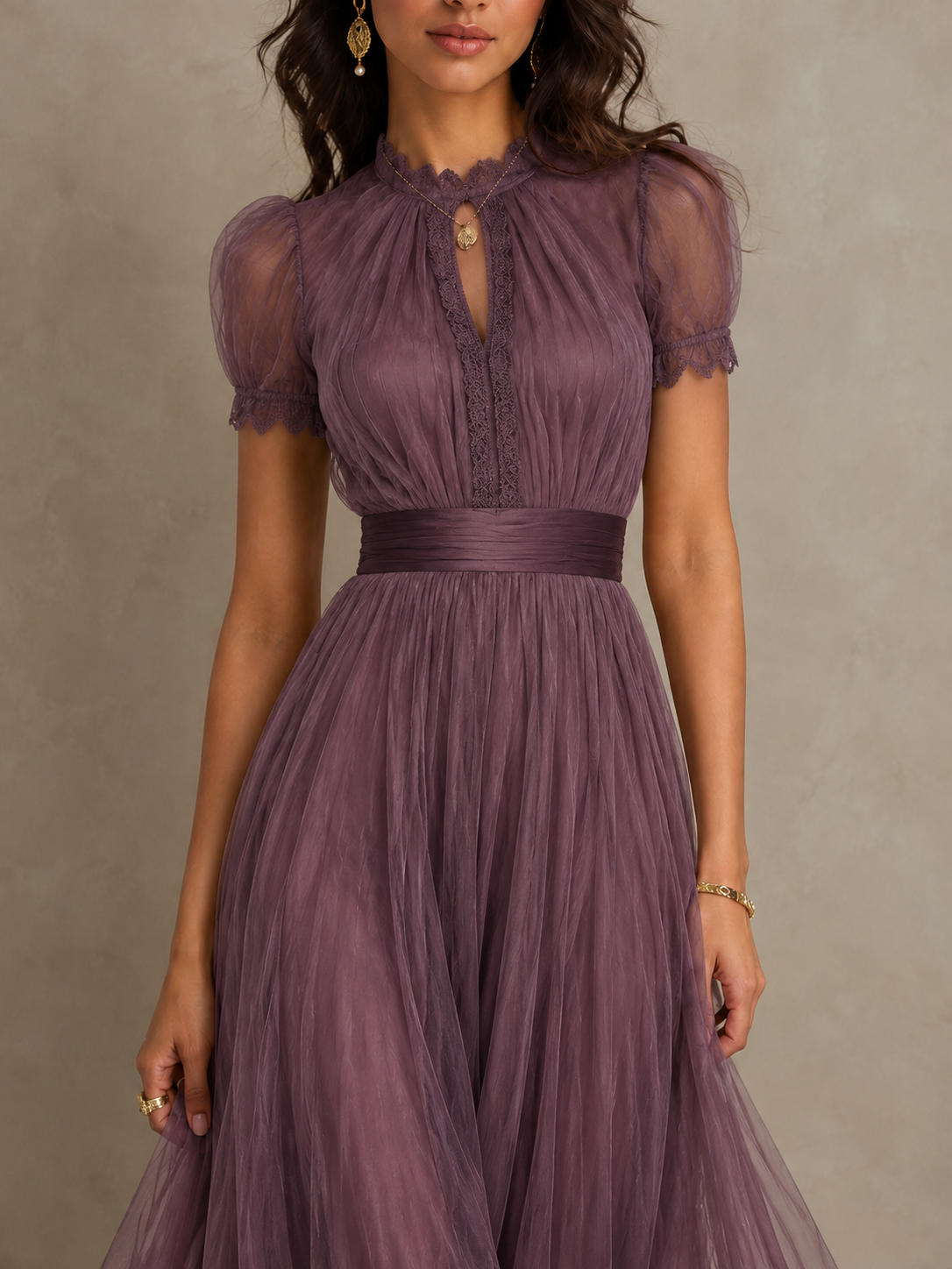 Ashley | Flowing Chiffon Maxi Dress
