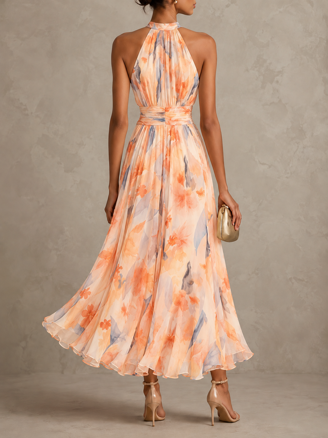 Esther™ | American Collar Dress | Maxi Dress