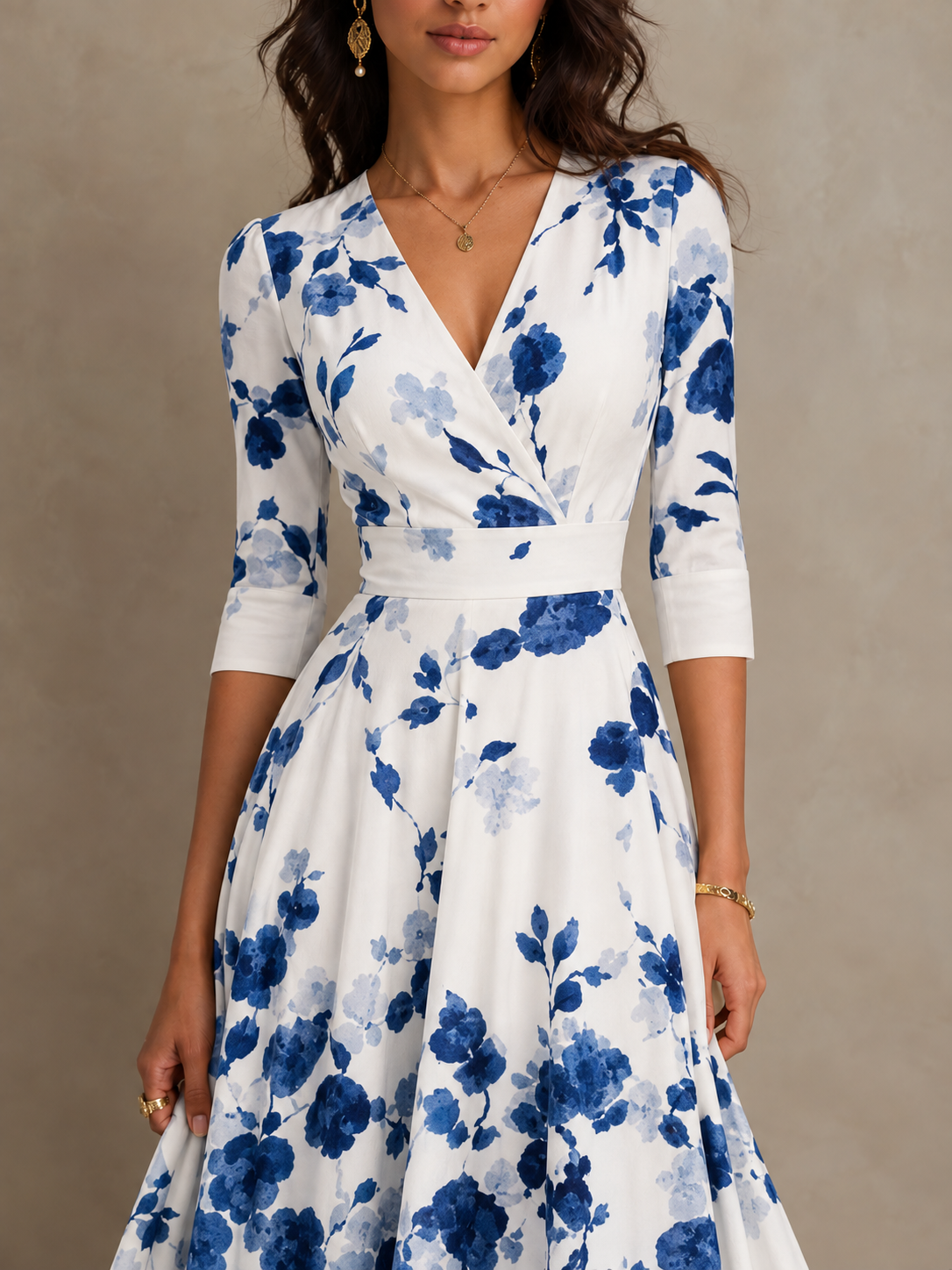Ysa | Chic Dress with Floral Print | Maxi Dress