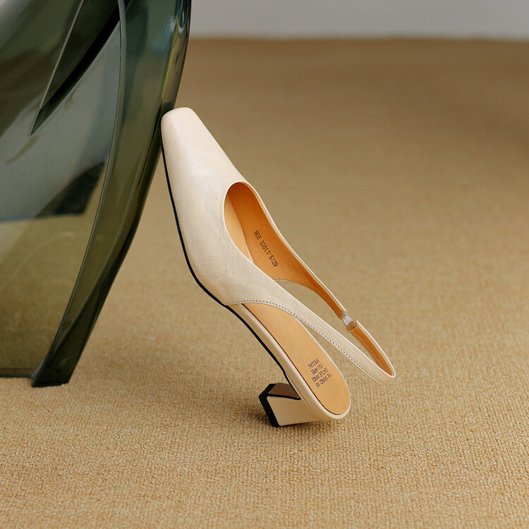 Ersa | Vegan Leather Slingbacks