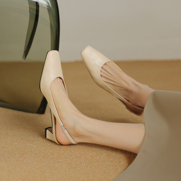 Ersa | Vegan Leather Slingbacks