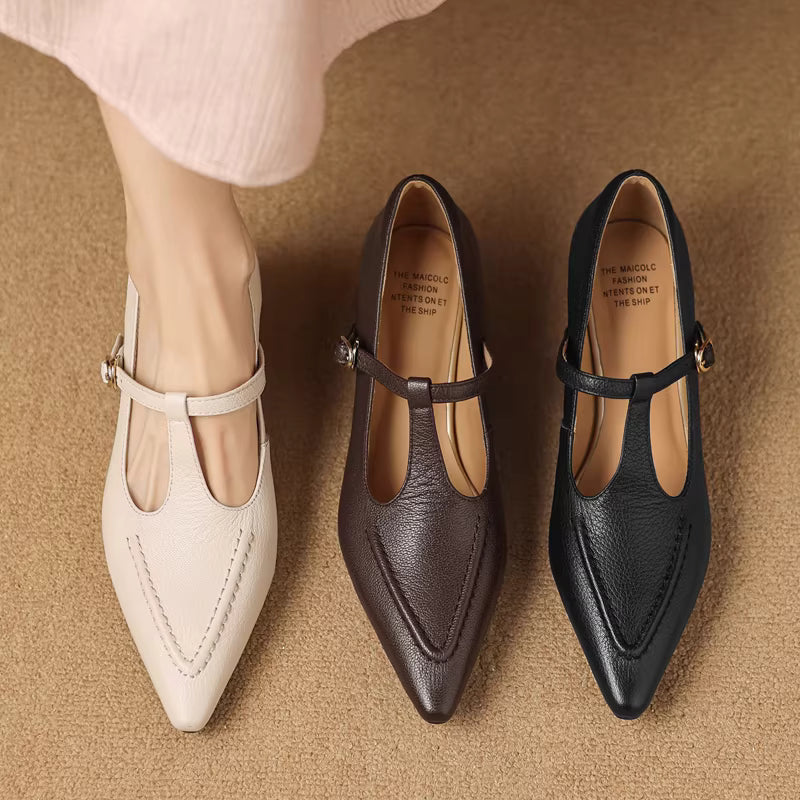 Tirea | Vegan Leather Heels