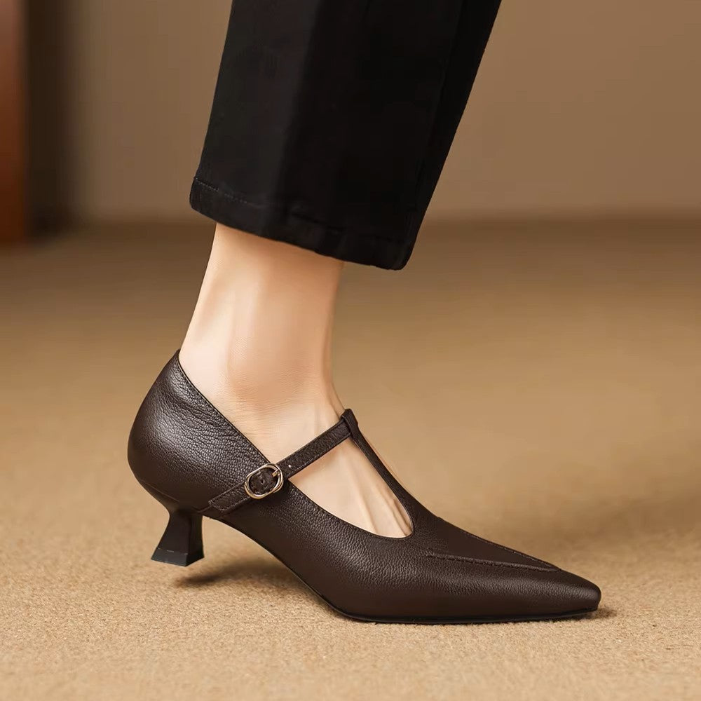 Tirea | Vegan Leather Heels