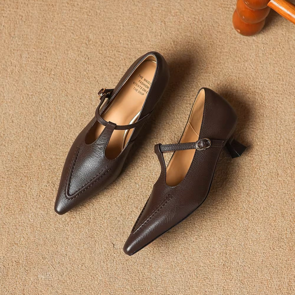 Tirea | Vegan Leather Heels