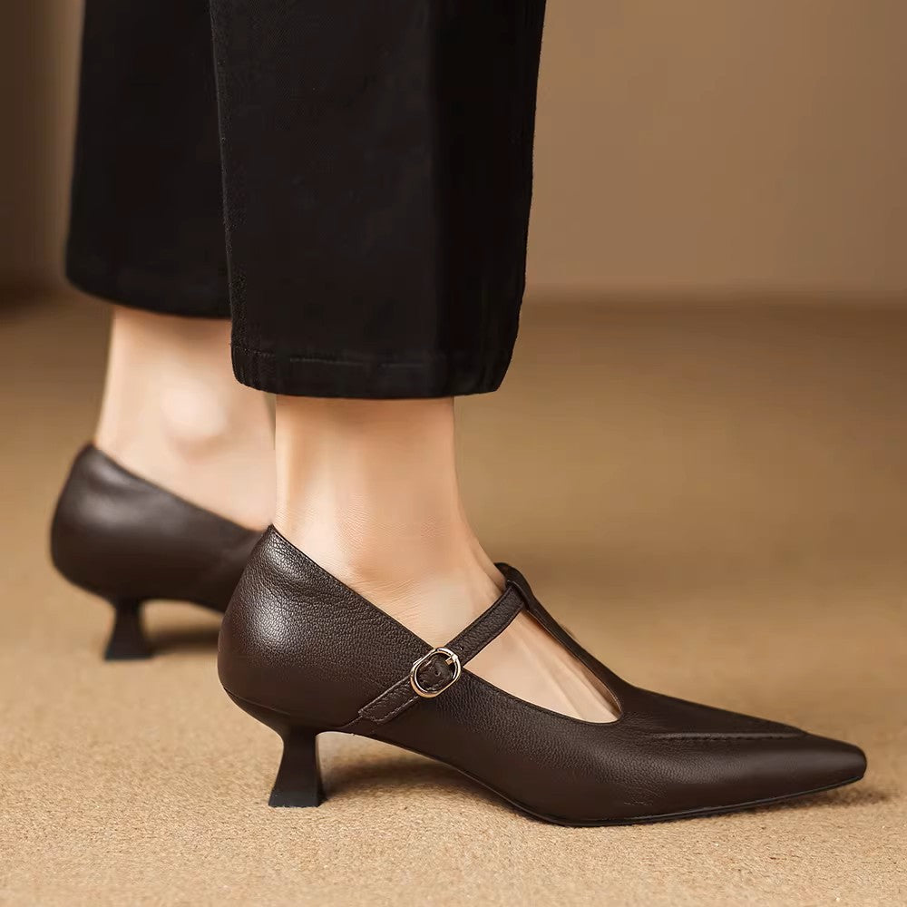 Tirea | Vegan Leather Heels
