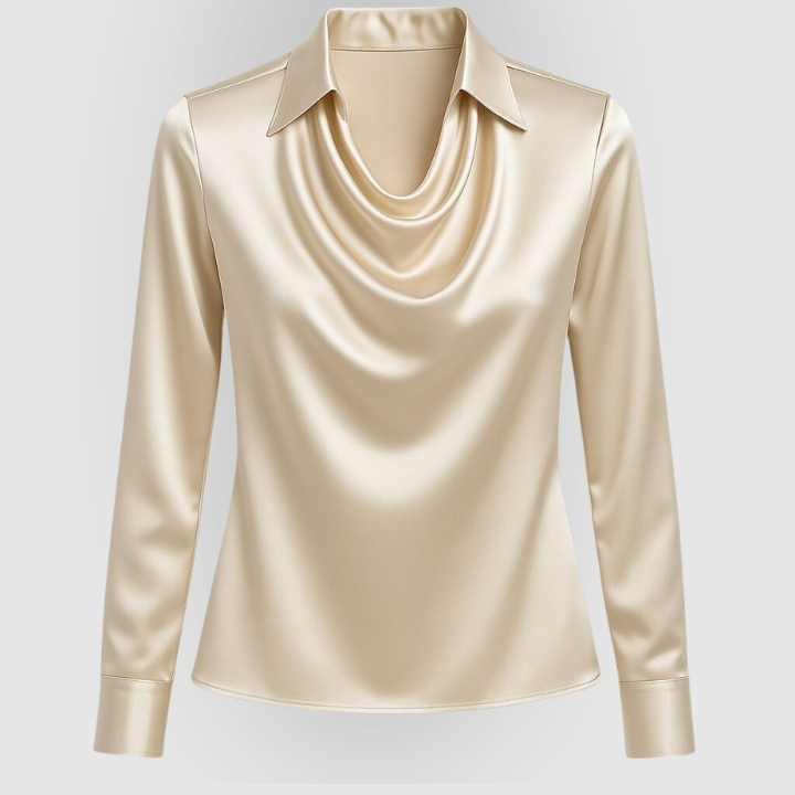 Ava | Glossy Blouse