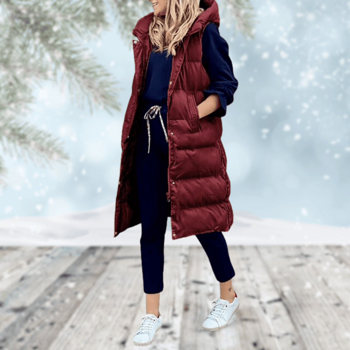 Evelyn | Sleek Long Coat