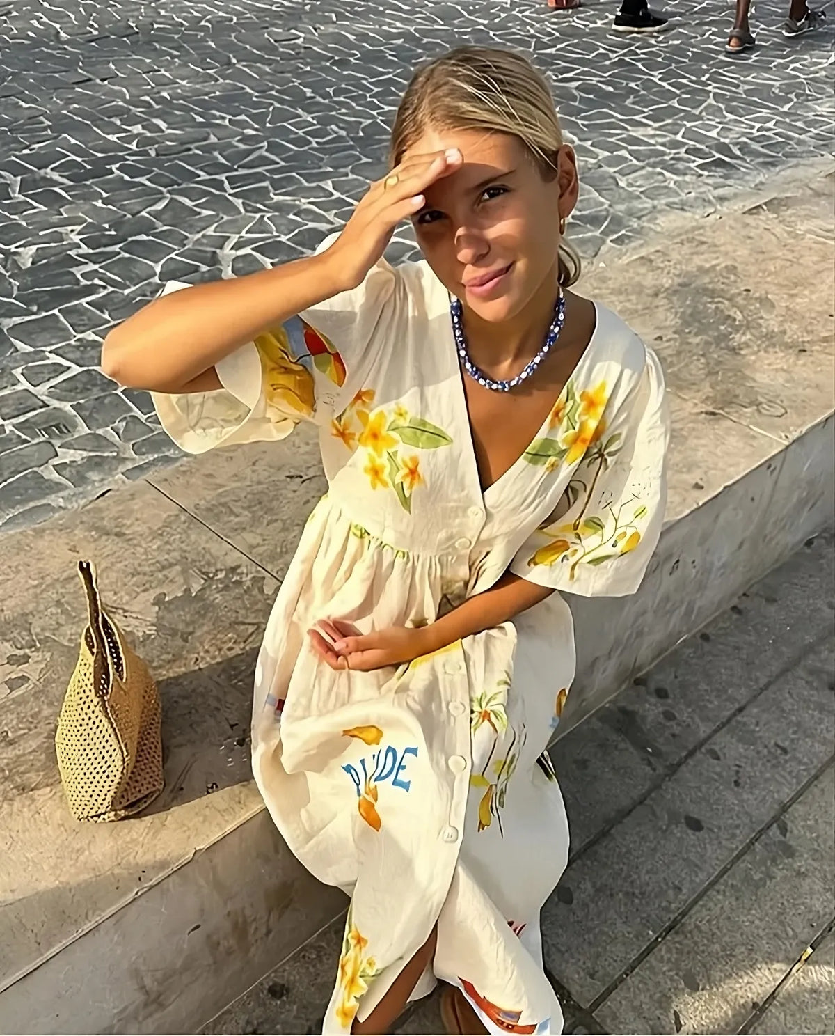 Jade | beautiful Greek Pattern Dress