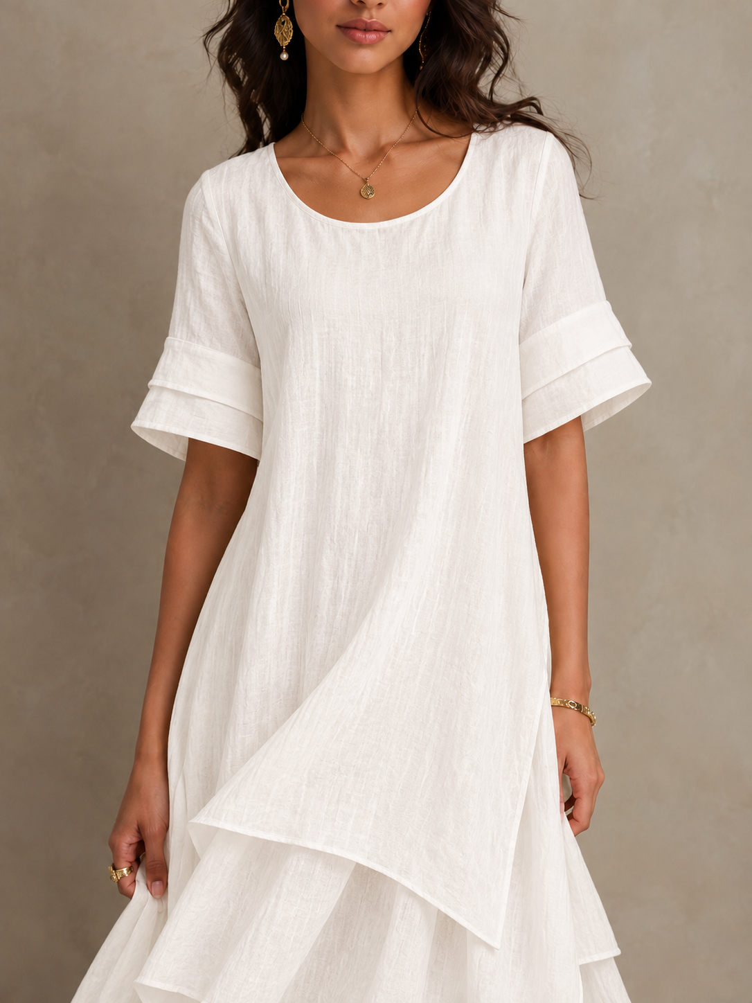 Liora | Flowing Ruffle Maxi Dress