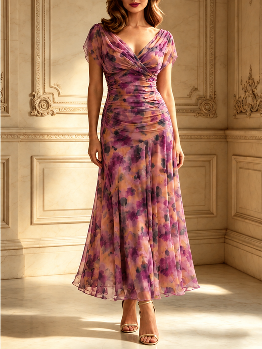 Calen | Flow Midi Dress