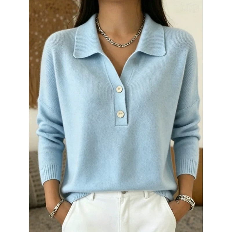 Eliza | Refined Collar Pullover
