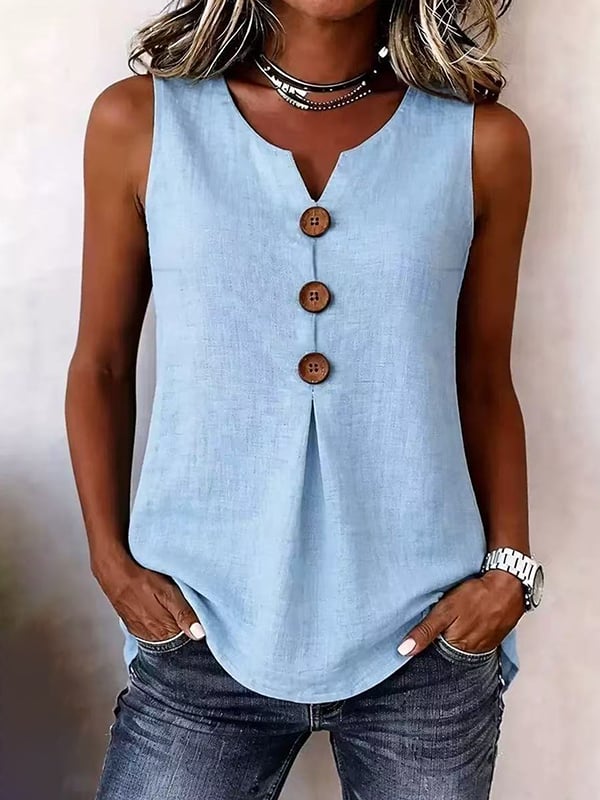 Elodie sleeveless tank top, side view