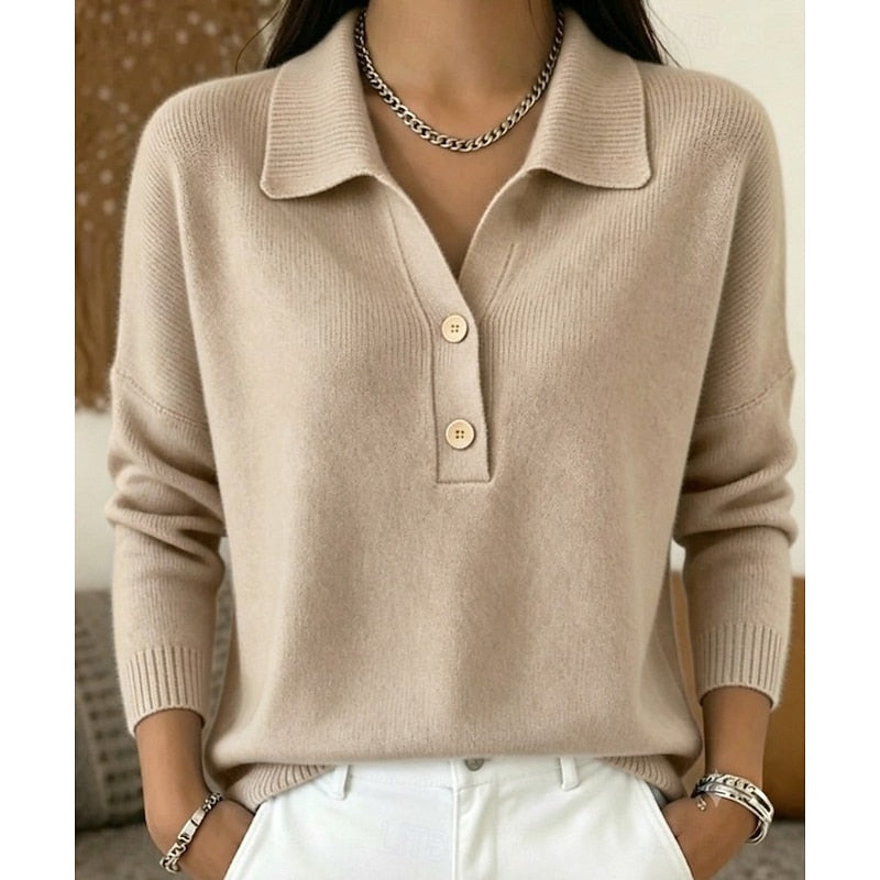 Eliza | Refined Collar Pullover