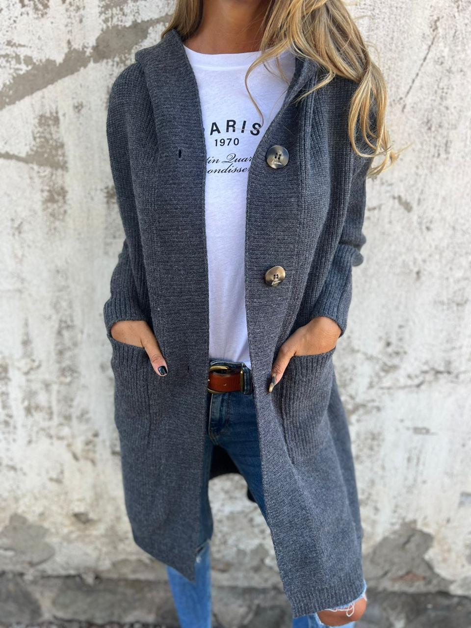 Rosalie | Chic Long Knit Cardigan