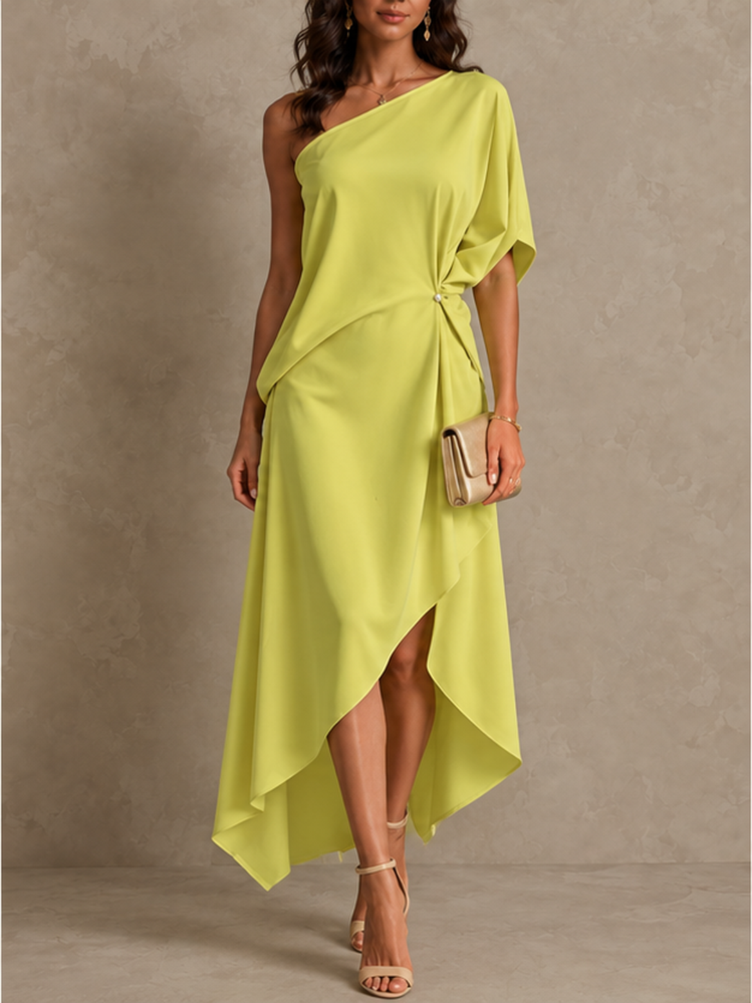 Camila – Elegant Asymmetrical Dress | Maxi Dress